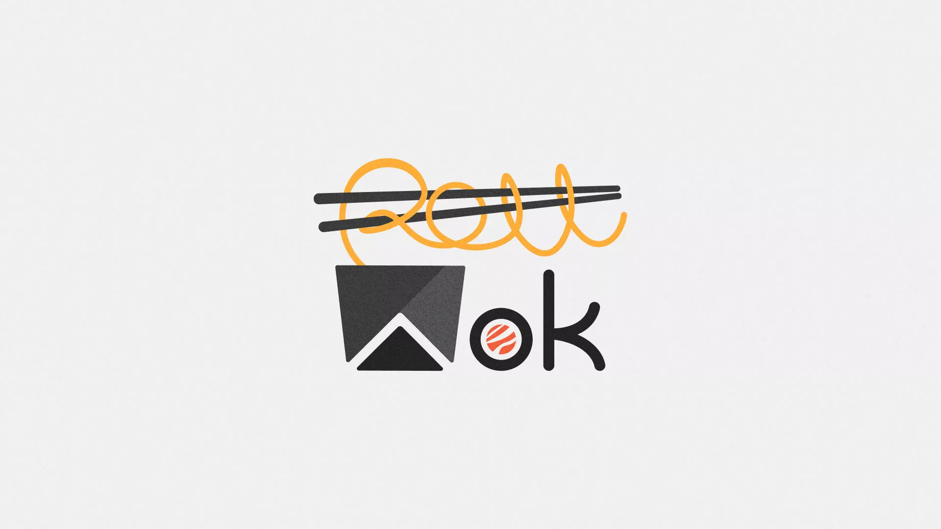 Разработка логотипа в Кстово для суши-бара «Roll Wok Club» Разработка логотипа в Кстово для суши-бара «Roll Wok Club»